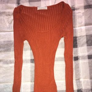 Orange stretchy long sleeve - Urban outfitters
